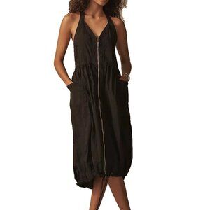 Daily Practice Anthropologie Free Fall Parachute Midi Dress Women Size L